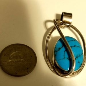 Turquoise SS Pendant